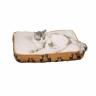 Faux Suede Cat Bed